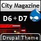 City Magazine - The Most Advanced Drupal Theme. - ThemeForest Item for Sale
