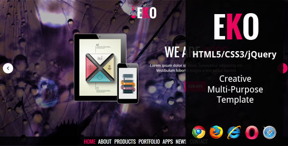 EKO - Creative Multi-Purpose HTML5 Template (Creative)