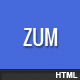 Zum - Responsive One Page Retina Template - ThemeForest Item for Sale
