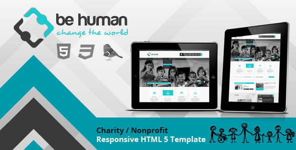Be Human - Charity Crowdfunding & Store Theme (Charity)