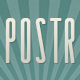 Postr - Retro OnePage Creative Poster PSD Template - ThemeForest Item for Sale