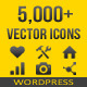 5,000+ Vector Icons - WordPress - CodeCanyon Item for Sale