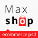 Maxshop - Premium eCommerce PSD Template - ThemeForest Item for Sale