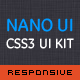 NANO UI - CSS3 Web Elements UI Kit - CodeCanyon Item for Sale