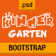 Kindergarten - Bootstrap flat template - ThemeForest Item for Sale
