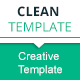 Clean Responsive Retina Ready Template - ThemeForest Item for Sale