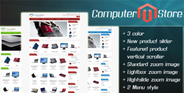 Computer Store Magento Themes - Magento eCommerce