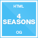 4 Seasons - Restaurant &amp; Cafe HTML5/CSS3 Template - ThemeForest Item for Sale