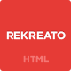 Rekreato - Responsive HTML5 Template - ThemeForest Item for Sale