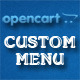 opencart custom menu - CodeCanyon Item for Sale