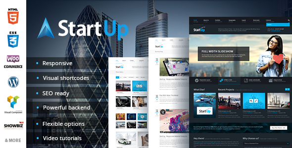 StartUp - Multi-Purpose Responsive Theme - Corporate WordPress