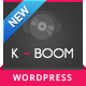 K-BOOM - Events &amp; Music Responsive WordPress Theme - ThemeForest Item for Sale