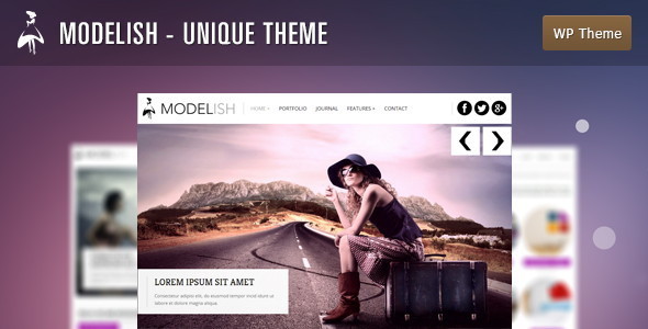 Modelish - Unique WordPress Theme