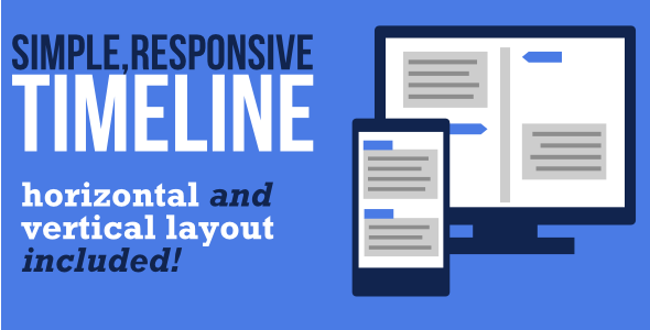 Simple Responsive Timeline Template - CodeCanyon Item for Sale