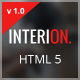 Interion - Responsive One Page HTML Template - ThemeForest Item for Sale