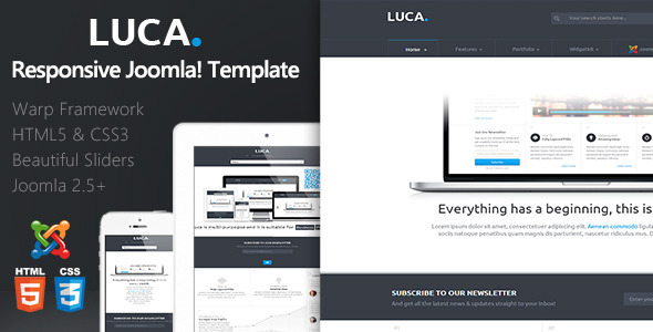 Luca :: Responsive Joomla Template - Joomla CMS Themes