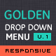 Golden Menu - Responsive Flat Dropdown Menu - CodeCanyon Item for Sale