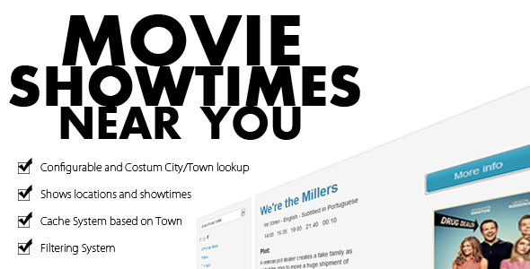 Movie Showtimes Near Your City - CodeCanyon Item for Sale