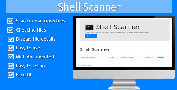 Shell Scanner - CodeCanyon Item for Sale