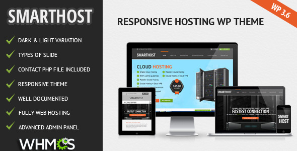 Smart Host - Responsive-Wordpress-theme - Hosting Technology