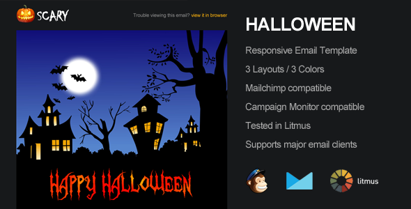 Scary - Halloween Email Campaign Template - Email Templates Marketing