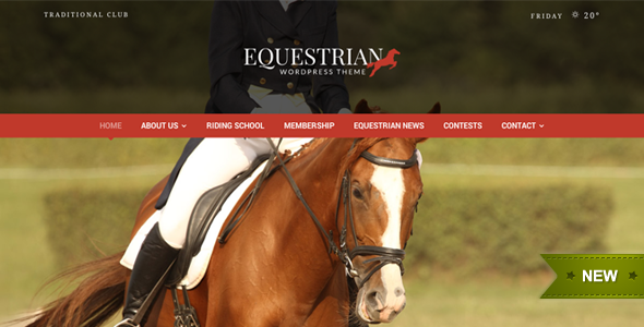 Equestrian WordPress Theme