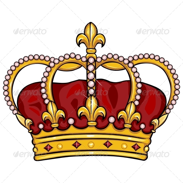 Cartoon Royal Crown (Man-made objects)