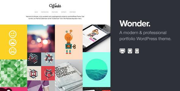 Wonder | Professional WordPress Portfolio Theme - Portfolio Creative