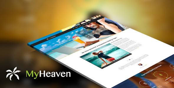 My Heaven - Online Booking PSD Template - Travel Retail