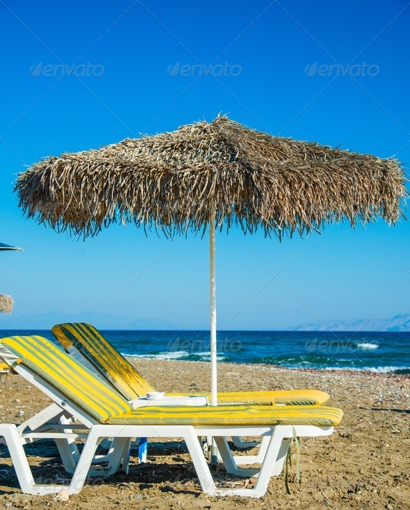 beach umbrellas cyprus