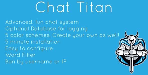 Chat Titan - Chat System - CodeCanyon Item for Sale