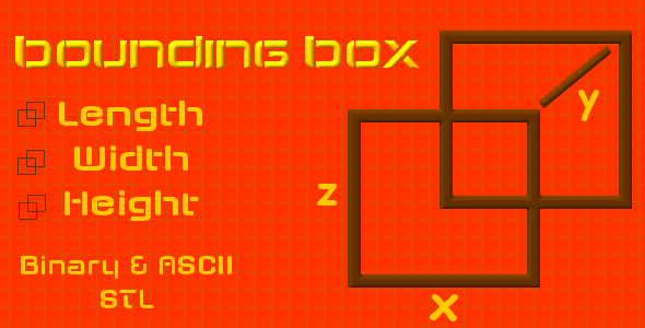STL Bounding-Box Calculator Length Width Height