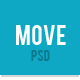 Move | Parallax One Page PSD Template - ThemeForest Item for Sale