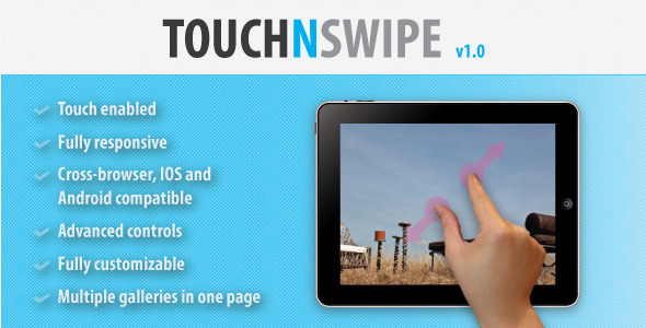 Touch N Swipe Image Gallery - CodeCanyon Item for Sale