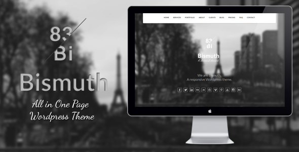 Bismuth : All in One Responsive WP Theme - Creative WordPress