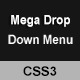 CSS3 Mega Drop Down Menu - CodeCanyon Item for Sale