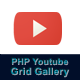 PHP Responsive Youtube Channel Grid Video Gallery - CodeCanyon Item for Sale