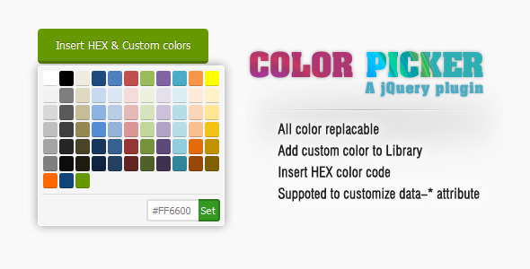jQuery Color Picker - CodeCanyon Item for Sale