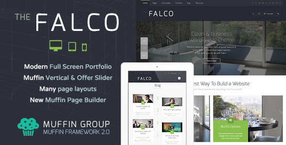Falco - Responsive Multi-Purpose WordPress Theme - Business Corporate
