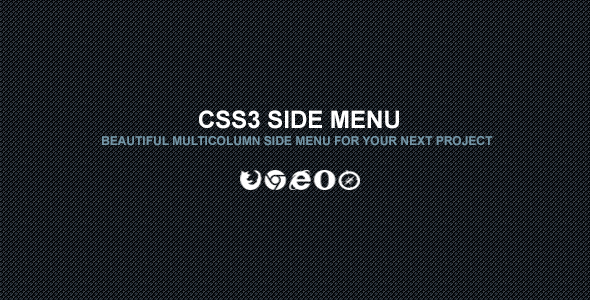 CSS3 Side Menu