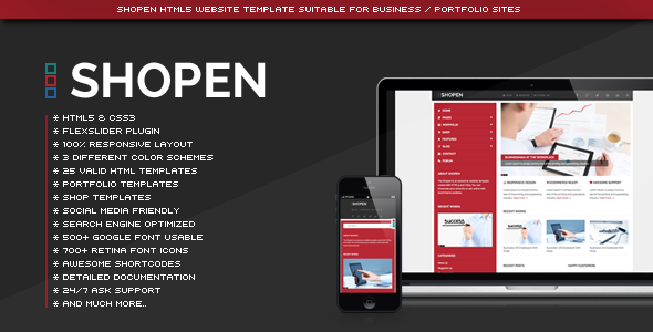Shopen - Creative Corporate HTML5 Website Template - Business Corporate