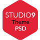 Studio9 - Theme PSD - ThemeForest Item for Sale