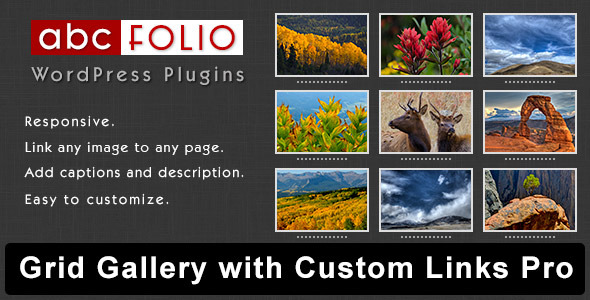 Grid Gallery with Custom Links Pro       