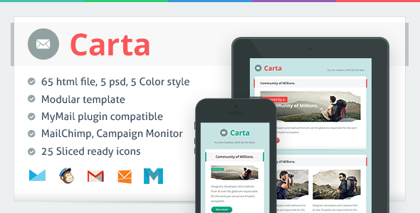 Carta - Responsive Email Template