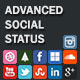 Advanced Social Status WordPress Social Counter - CodeCanyon Item for Sale