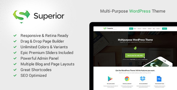 Superior - Responsive MultiPurpose WordPress Theme