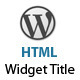 DH Widget Title HTML - CodeCanyon Item for Sale