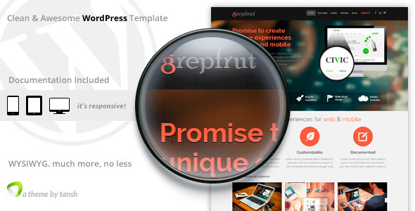 Grepfrut Software WordPress Theme - Software Technology
