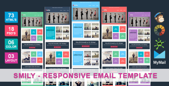 Smily - Clean & Cool Responsive Email Template