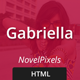 Gabriella - Responsive One Page Template - ThemeForest Item for Sale